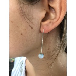 Boucles d'oreilles 65 mm larme de Job