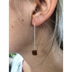 Boucles d'oreilles 65 mm langues de vieilles femmes