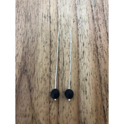 Boucles d'oreilles 65 mm canna